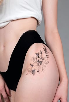 Hip tattoo