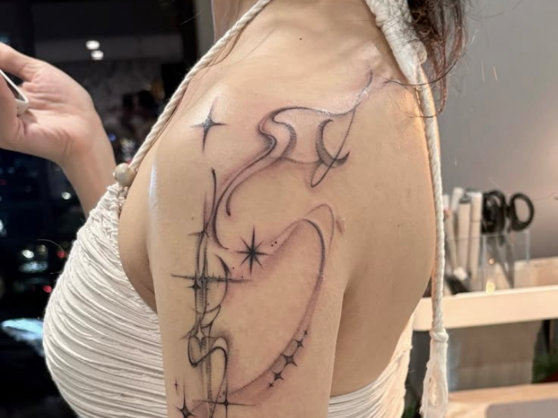 Tattoo size and pain level
